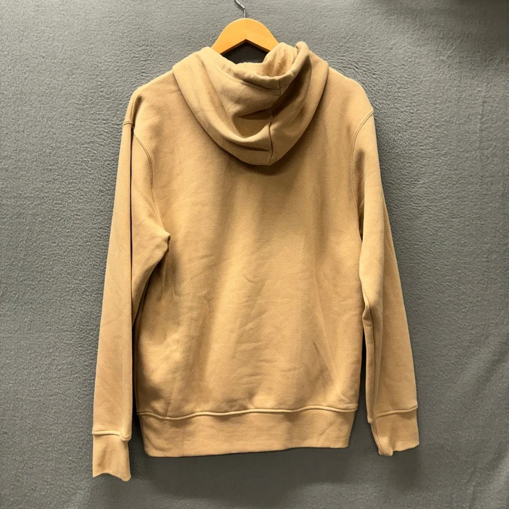 Jordan Hoodie Mens Small Flight Essentials Fleece Tan Baseline Pullover NEW